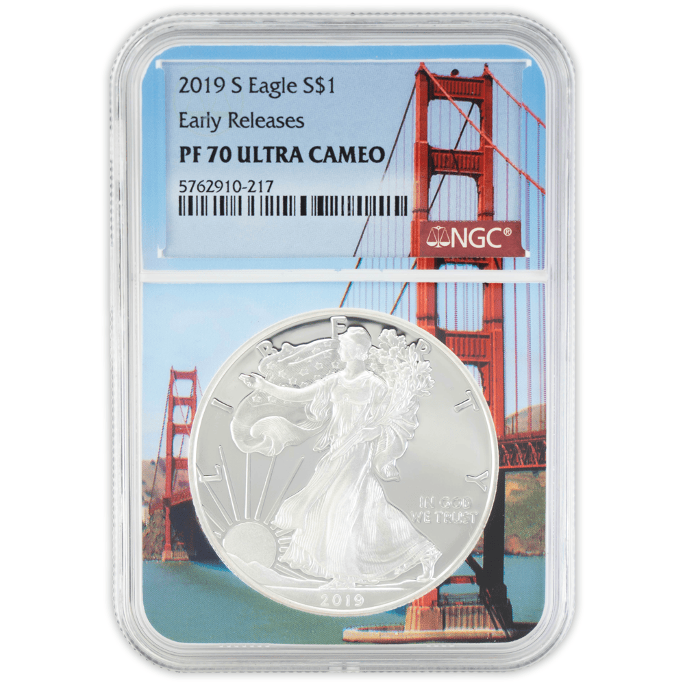 2019 S Eagle S$1 PF 70 Ultra Cameo NGC – Gold & Silver Pawn Shop