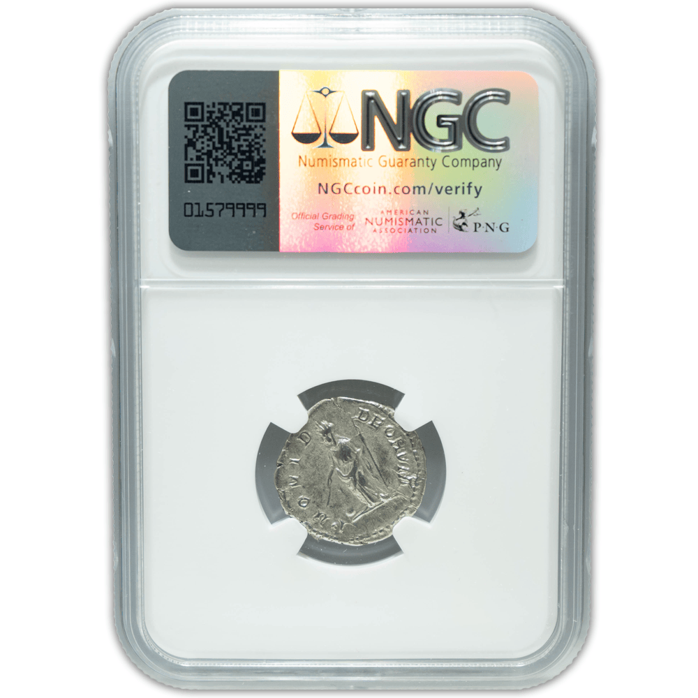 Roman Empire Geta, AD 209-211 NGC Ch VF Gold & Silver Pawn Shop