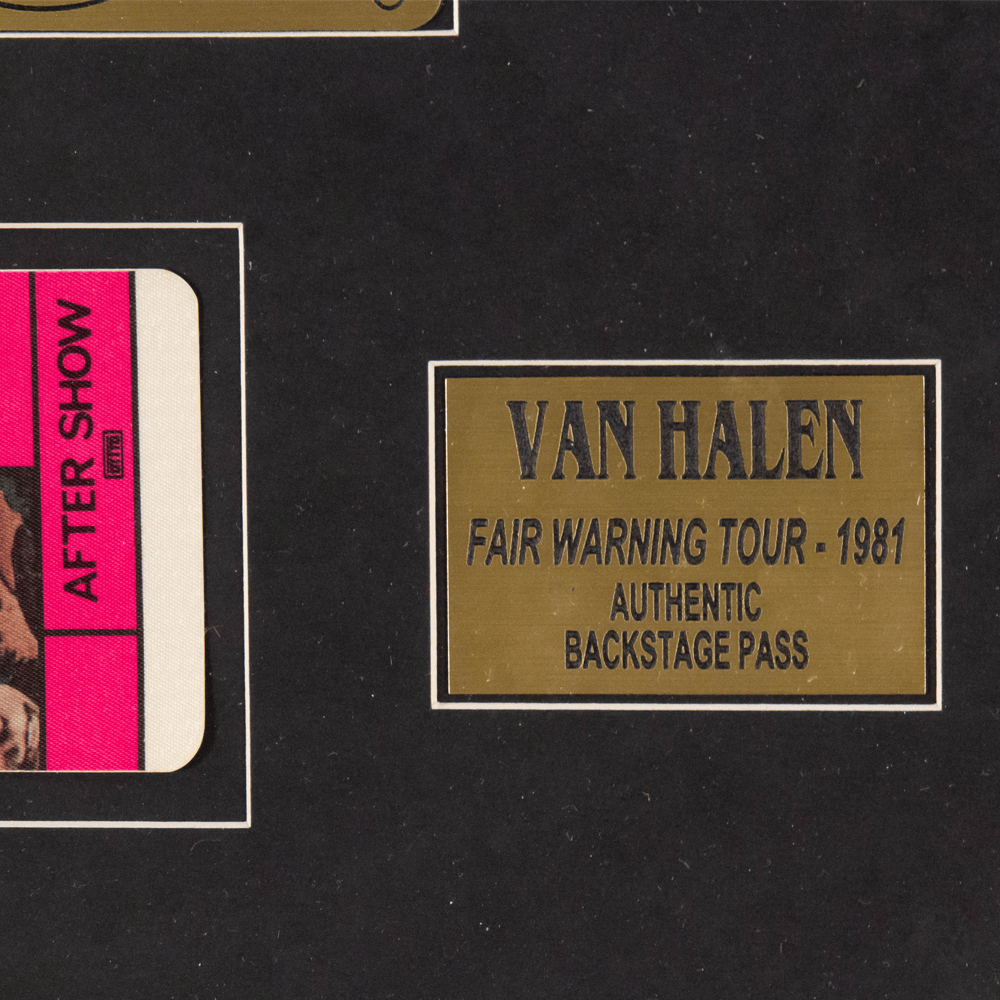 Van Halen 1981 Fair Warning Tour Memorabilia
Gold & Silver Pawn Shop