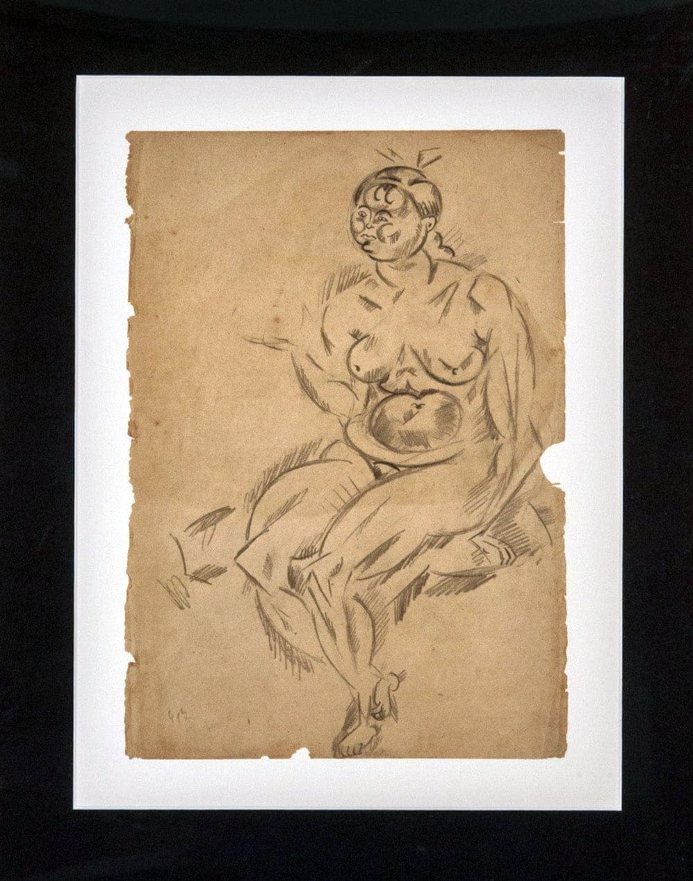 Joan Miró; "Femmes" Untitled Art Gold & Silver Pawn Shop