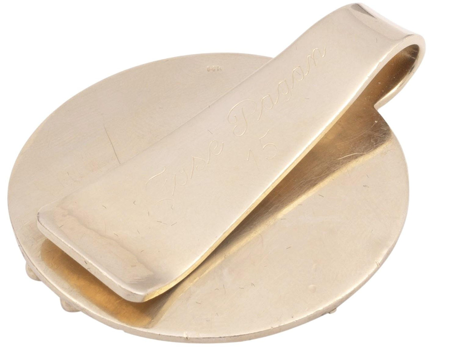 1962 San Francisco Giants NL Championship Money Clip Gold & Silver Pawn Shop