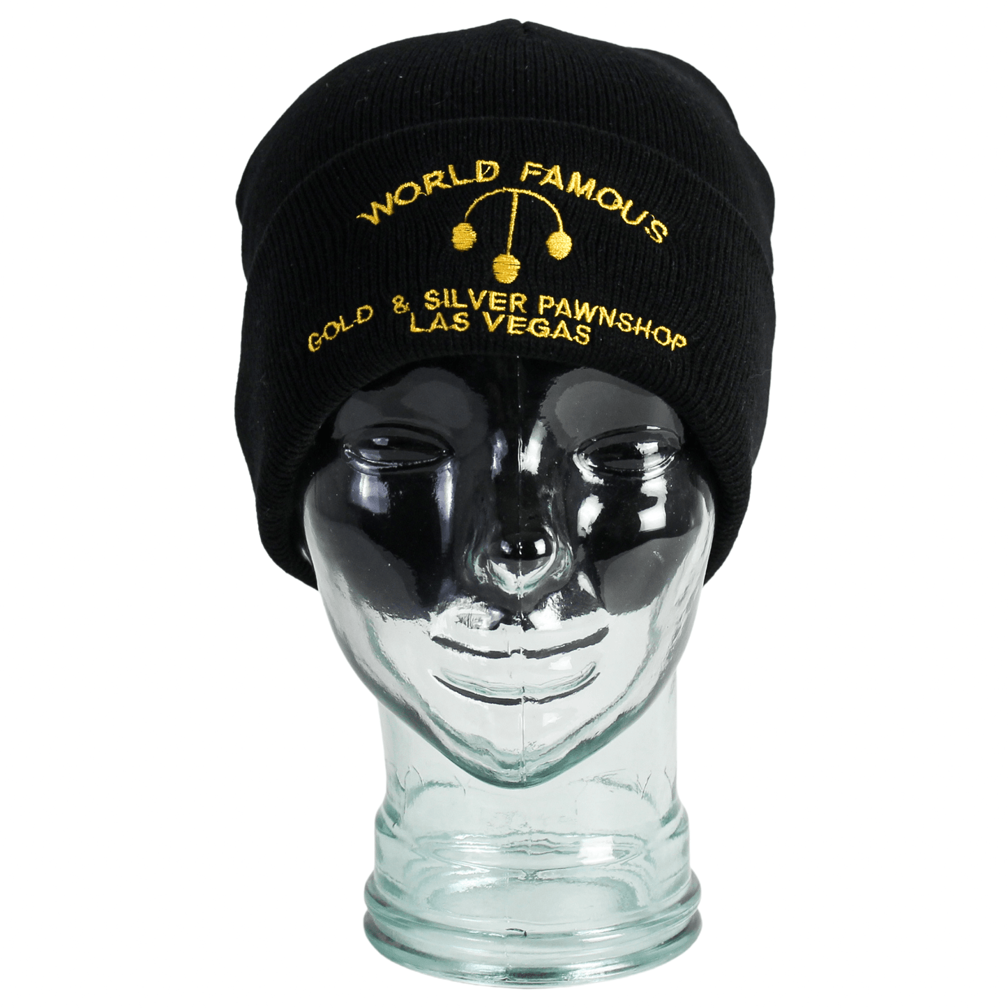 Gold & Silver Pawn Shop 3 Ball Cuff Beanie Gold & Silver Pawn Shop