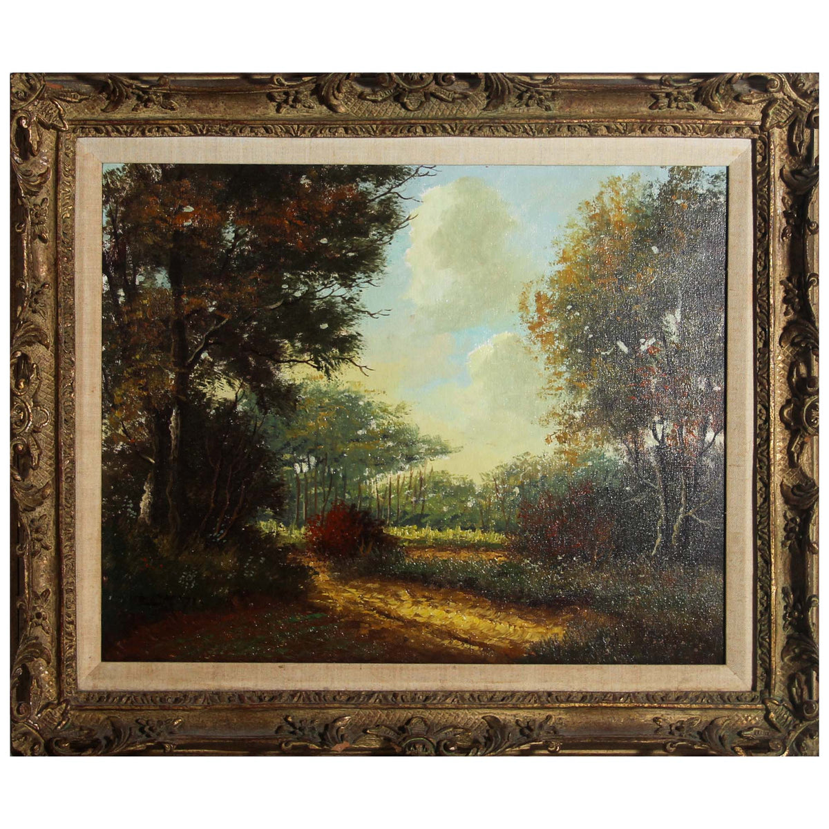 H. Schaepman; Land Scape Painting on Canvas Art Gold & Silver Pawn Shop