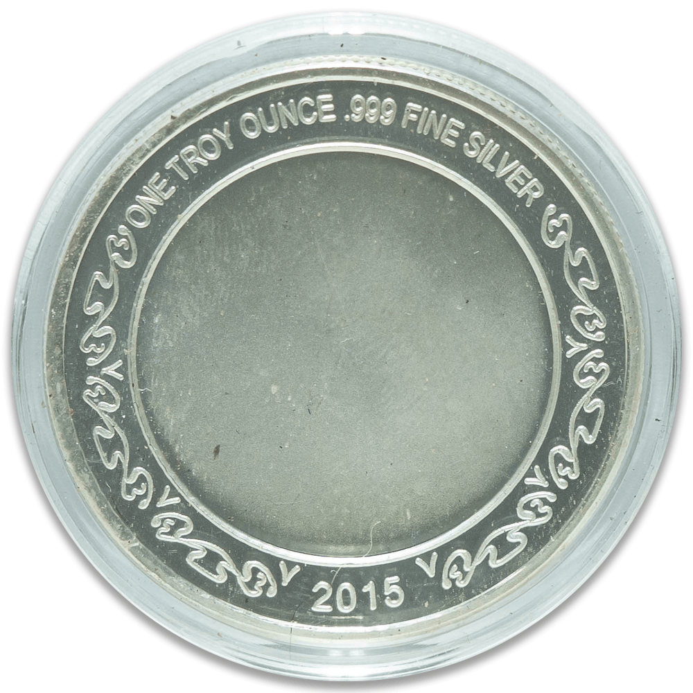 2015 Happy Birthday Stripes 1oz .999 Silver Medallion Gold & Silver Pawn Shop