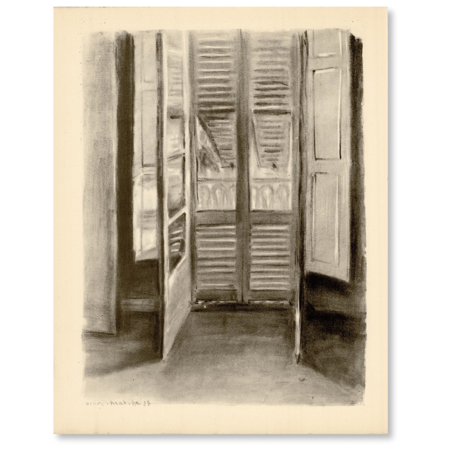 Henri Matisse; Gewischte Zeichnung Art Gold & Silver Pawn Shop