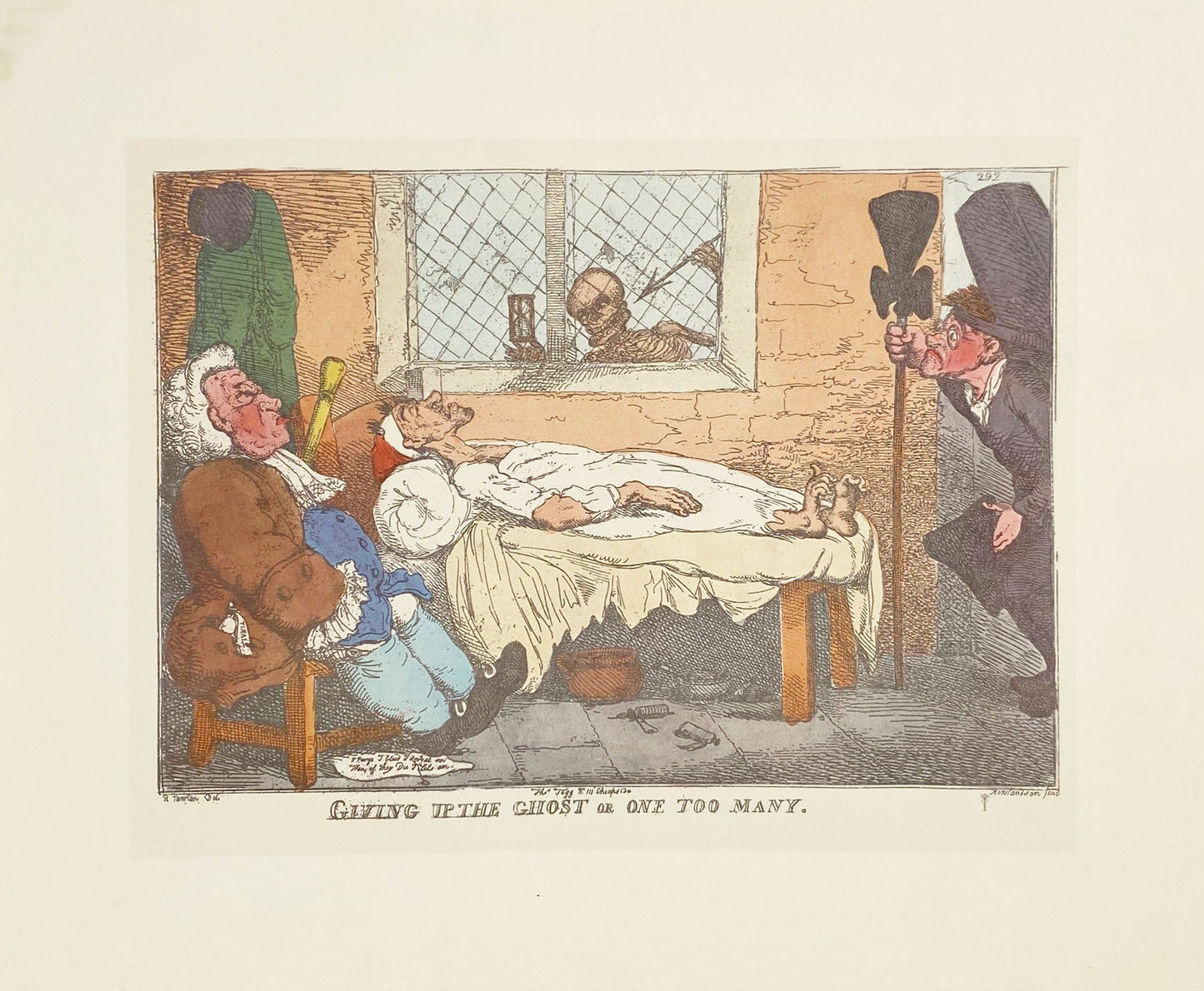 Thomas Rowlandson: Giving up the Ghost or One Too Many Art Gold & Silver Pawn Shop