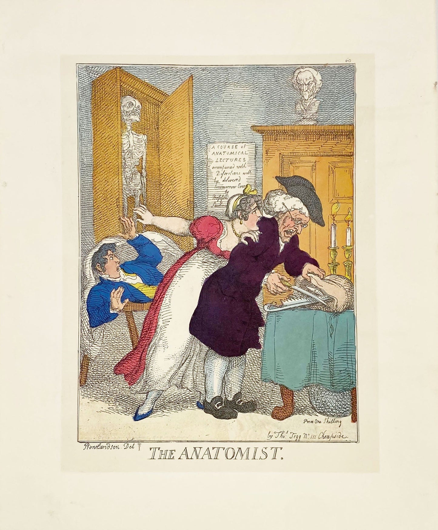 Thomas Rowlandson: The Anatomist Art Gold & Silver Pawn Shop