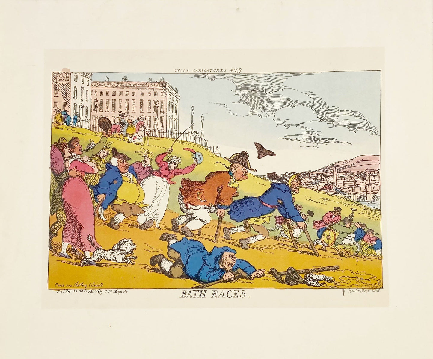 Thomas Rowlandson: Bath Races Art Gold & Silver Pawn Shop