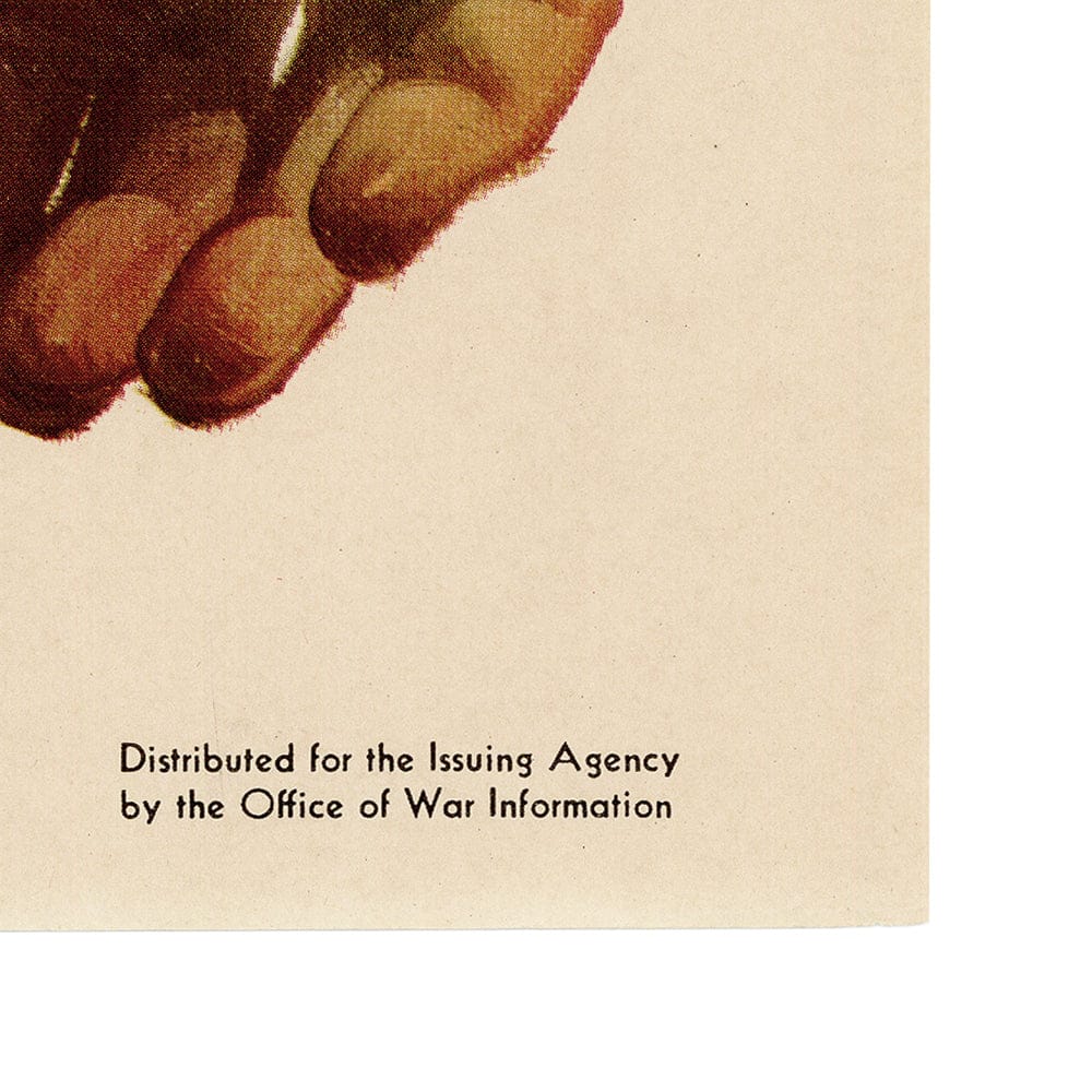 John Falter: Original "If you tell where he's going..." 1943 O-556163 Art G S Pawn