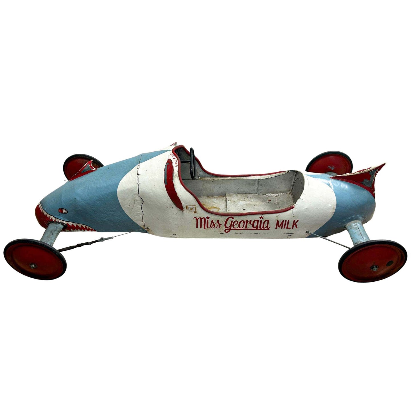 Vintage Soap Box Derby Car Gold & Silver Pawn Shop