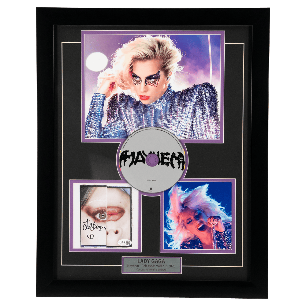 Lady Gaga Signed CD Memorabilia – Gold & Silver Pawn Shop