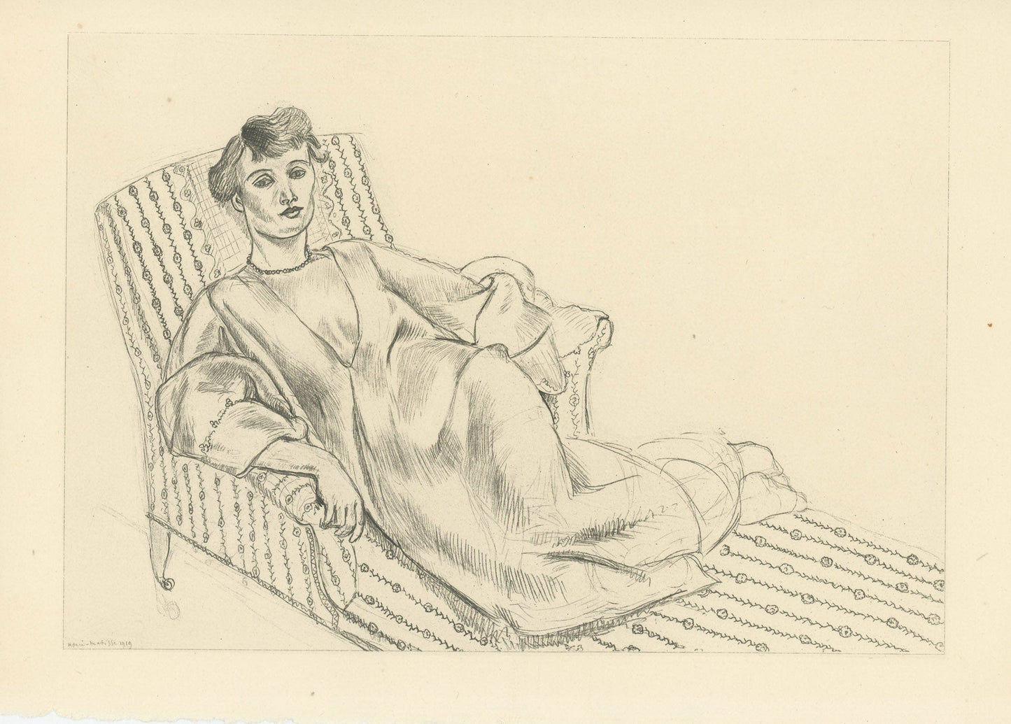 Henri Matisse - Planche XX From "Cinquante Dessins" Art G S Pawn