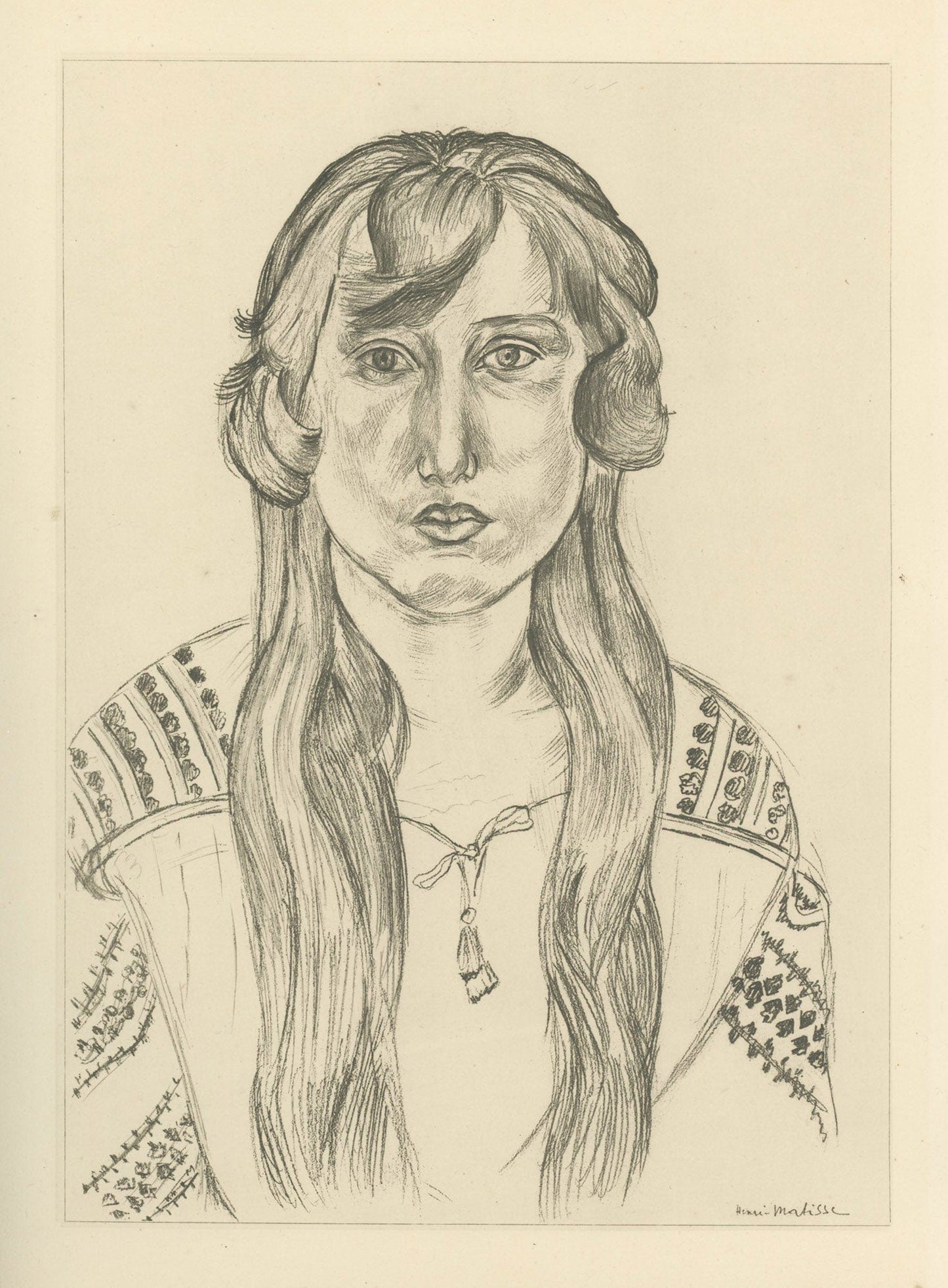 Henri Matisse - Planche XL From "Cinquante Dessins" Art G S Pawn