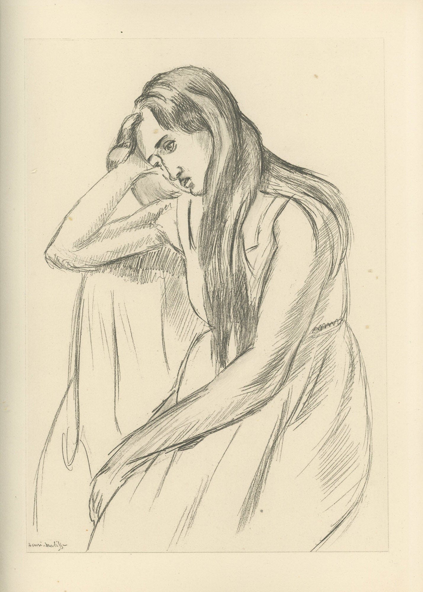 Henri Matisse - Planche XLVIII From "Cinquante Dessins" Art G S Pawn