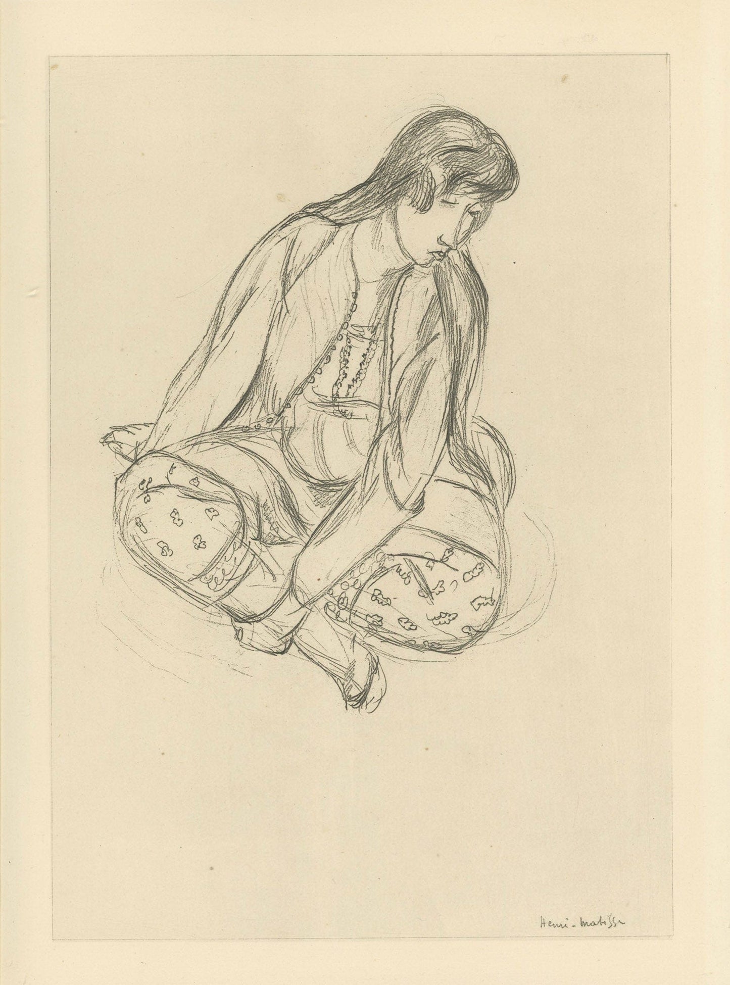 Henri Matisse - Planche XLIX From "Cinquante Dessins" Art G S Pawn