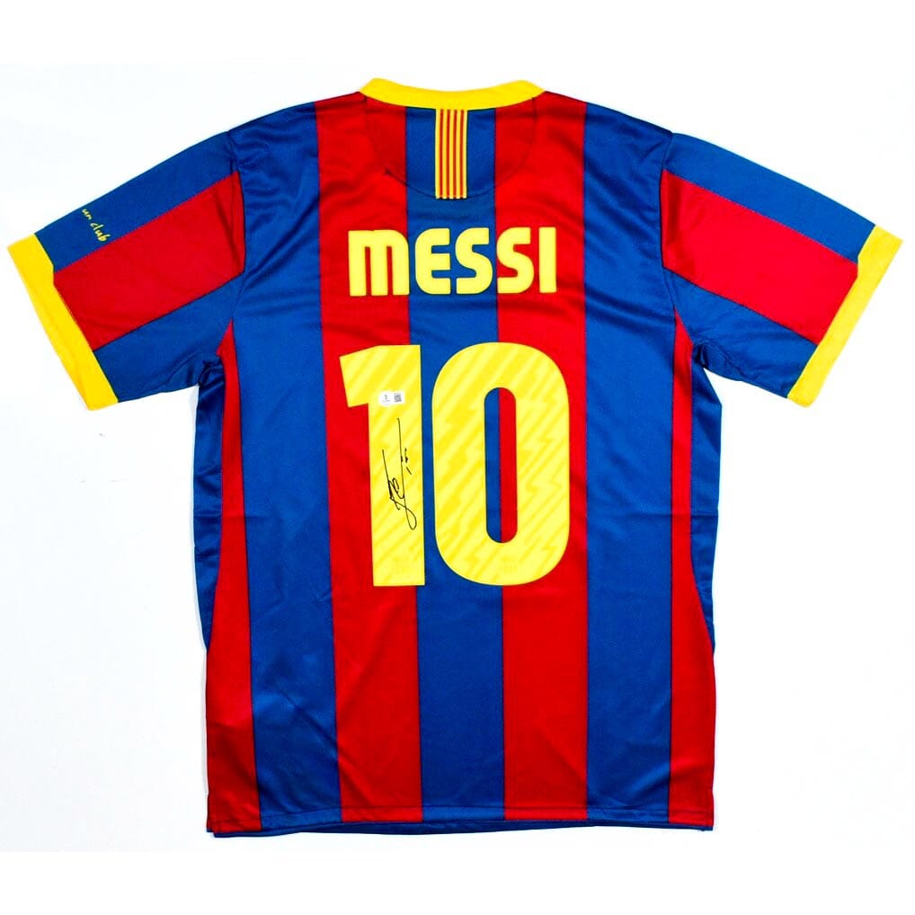 Lionel Messi Signed Barcelona Jersey