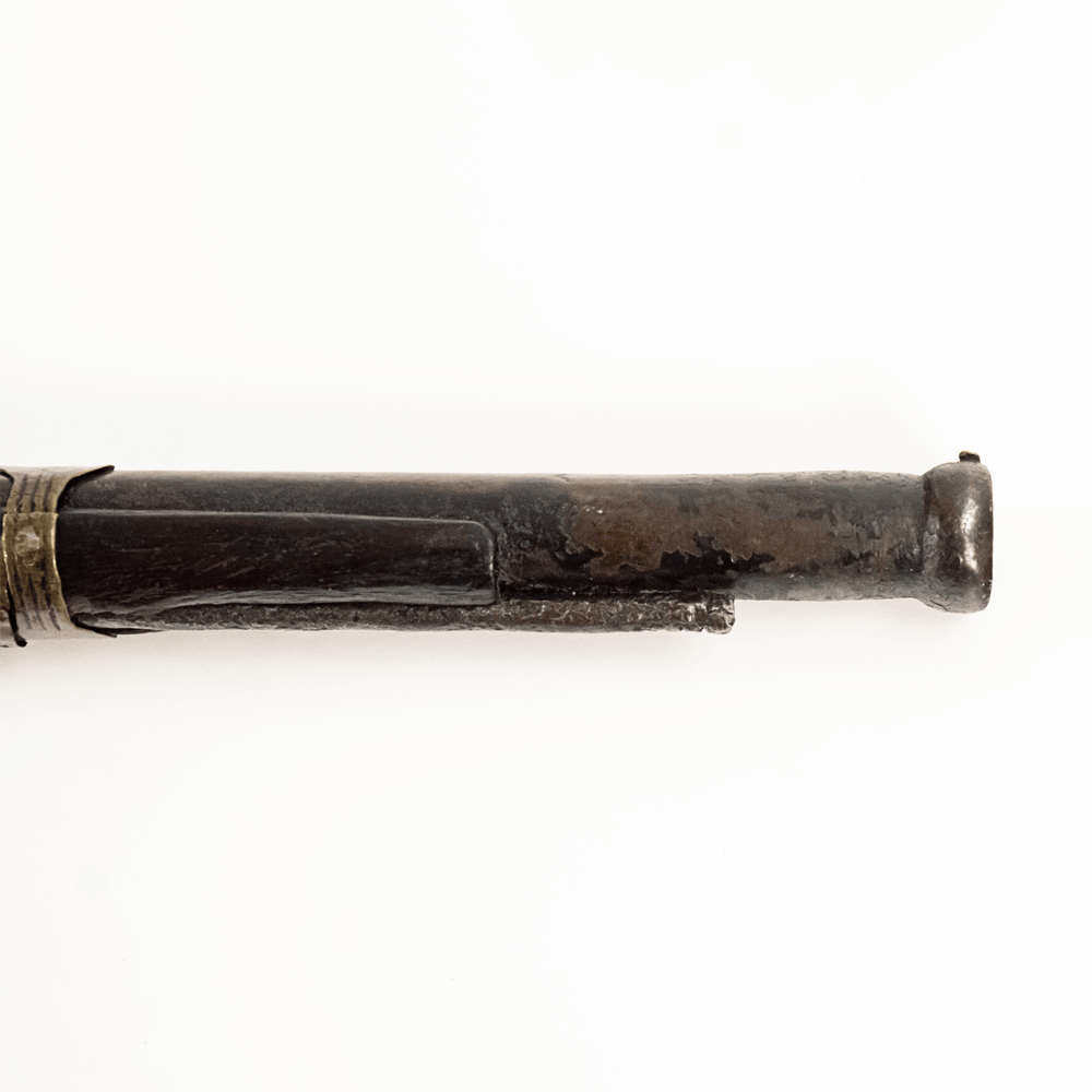 Antique Middle Eastern Jezail Flintlock with Decorative Inlay Gold & Silver Pawn Shop