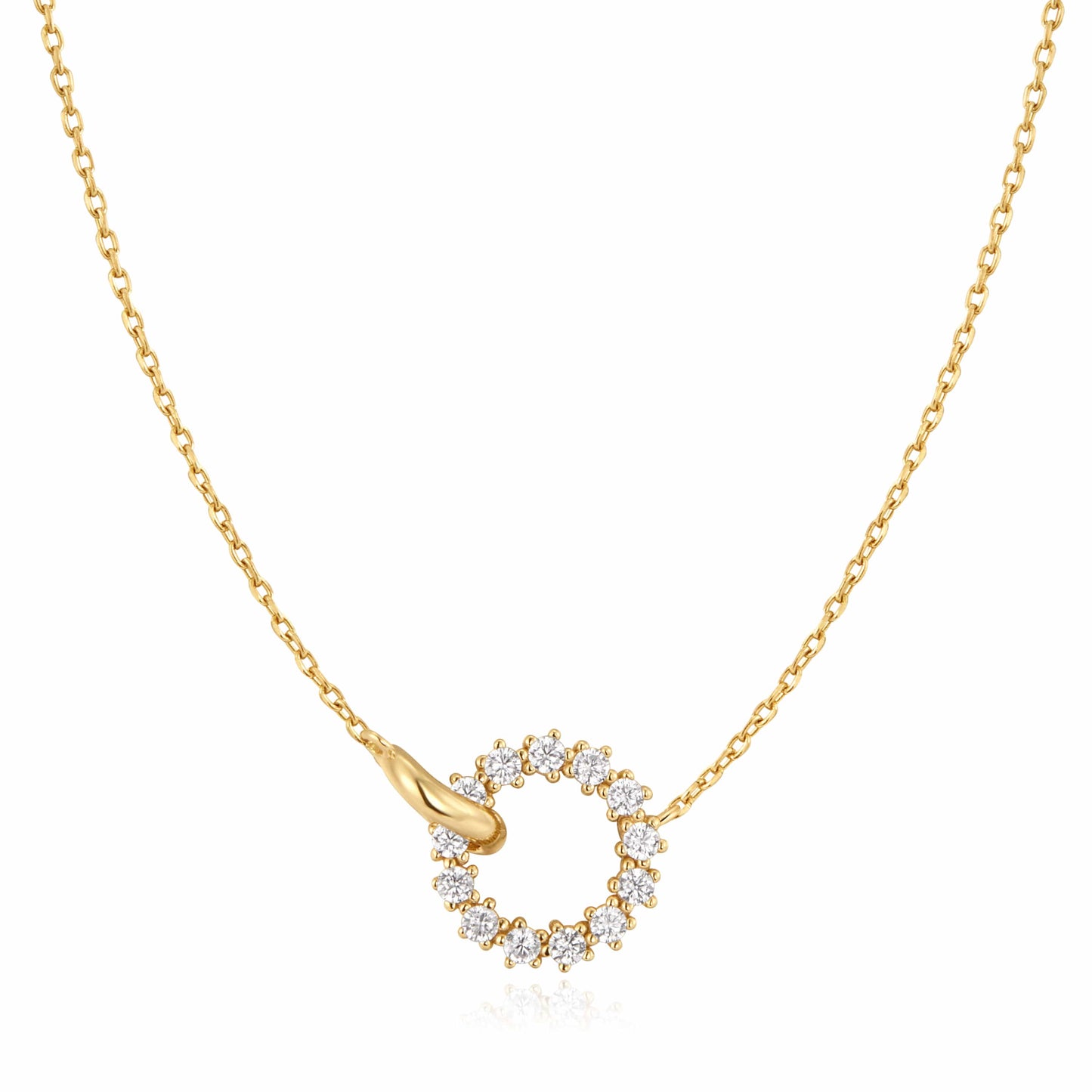 Ania Haie "Miss Twinkle" Pave Necklace Gold & Silver Pawn Shop Gold-plated
