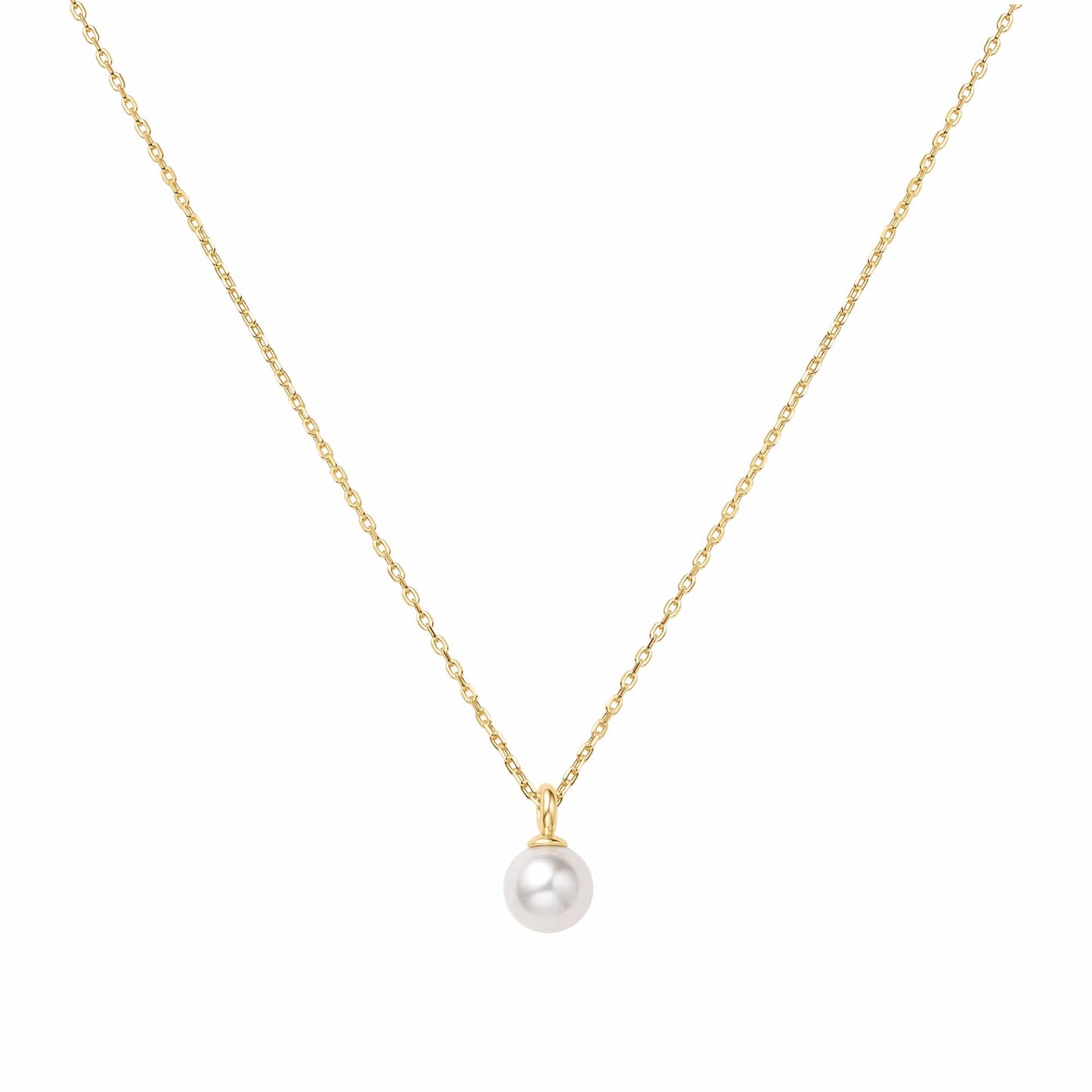 Pearl Drop Pendant Necklace Gold & Silver Pawn Shop