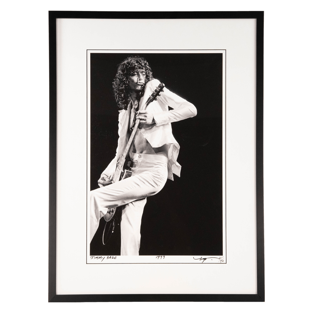 Neal Preston: Jimmy Page 1977 – Gold & Silver Pawn Shop