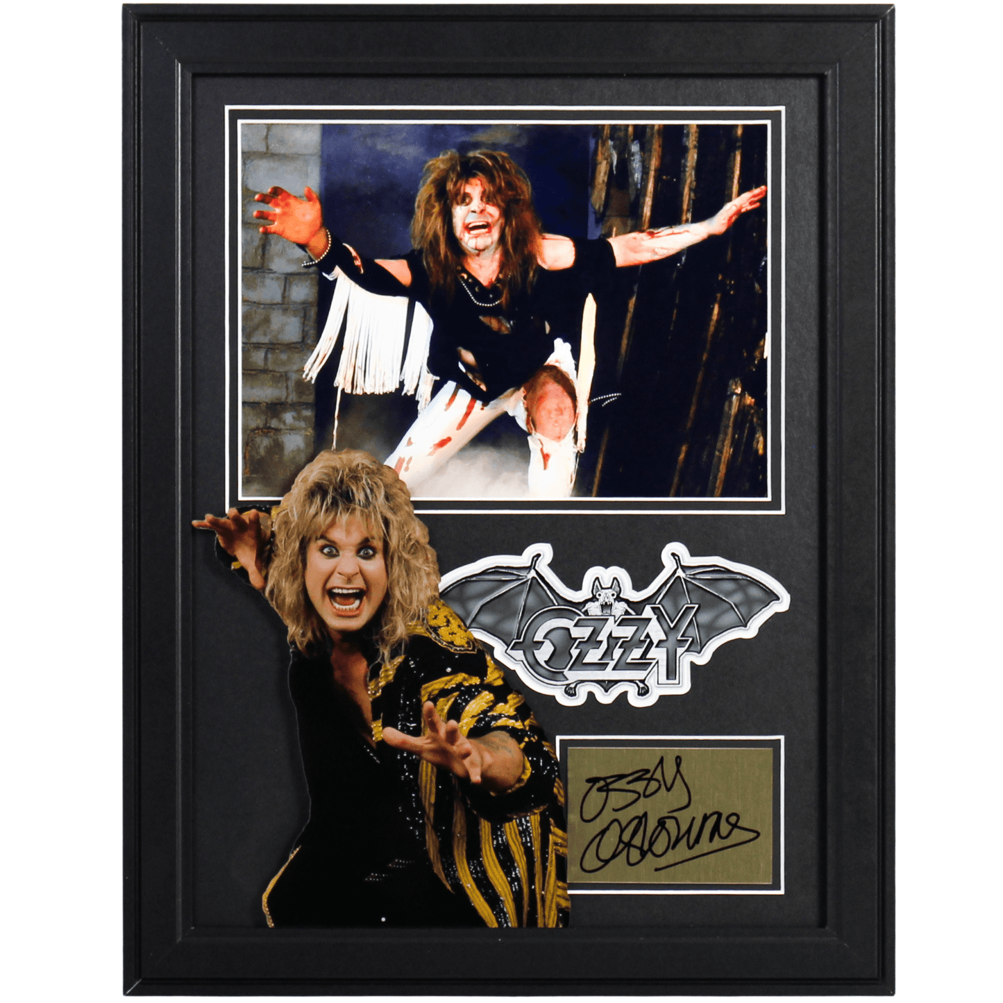 Ozzy Osbourne Facsimile Signed Memorabilia Gold & Silver Pawn Shop