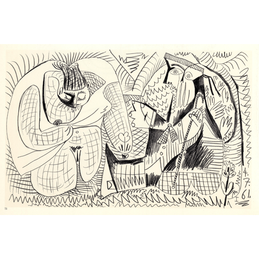 Pablo Picasso - Untitled "Les Déjeuners" lX Art Gold & Silver Pawn Shop