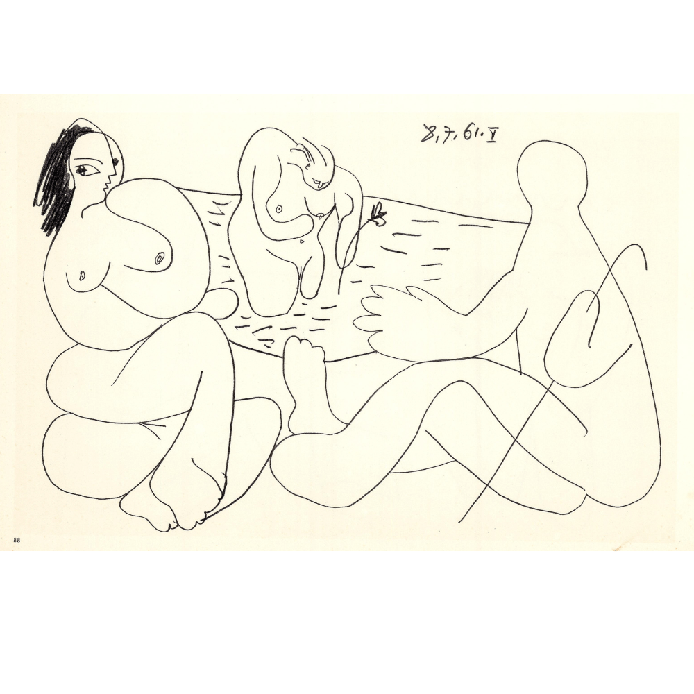 Pablo Picasso - Untitled "Les Déjeuners" XIII Art Gold & Silver Pawn Shop