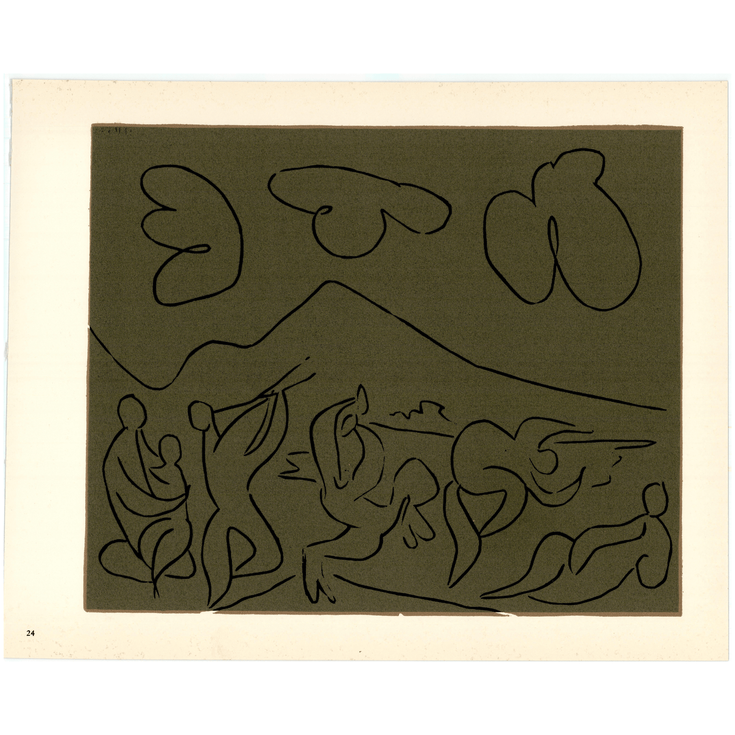 Pablo Picasso; Bacanal Con Madre Y Nino Art G S Pawn