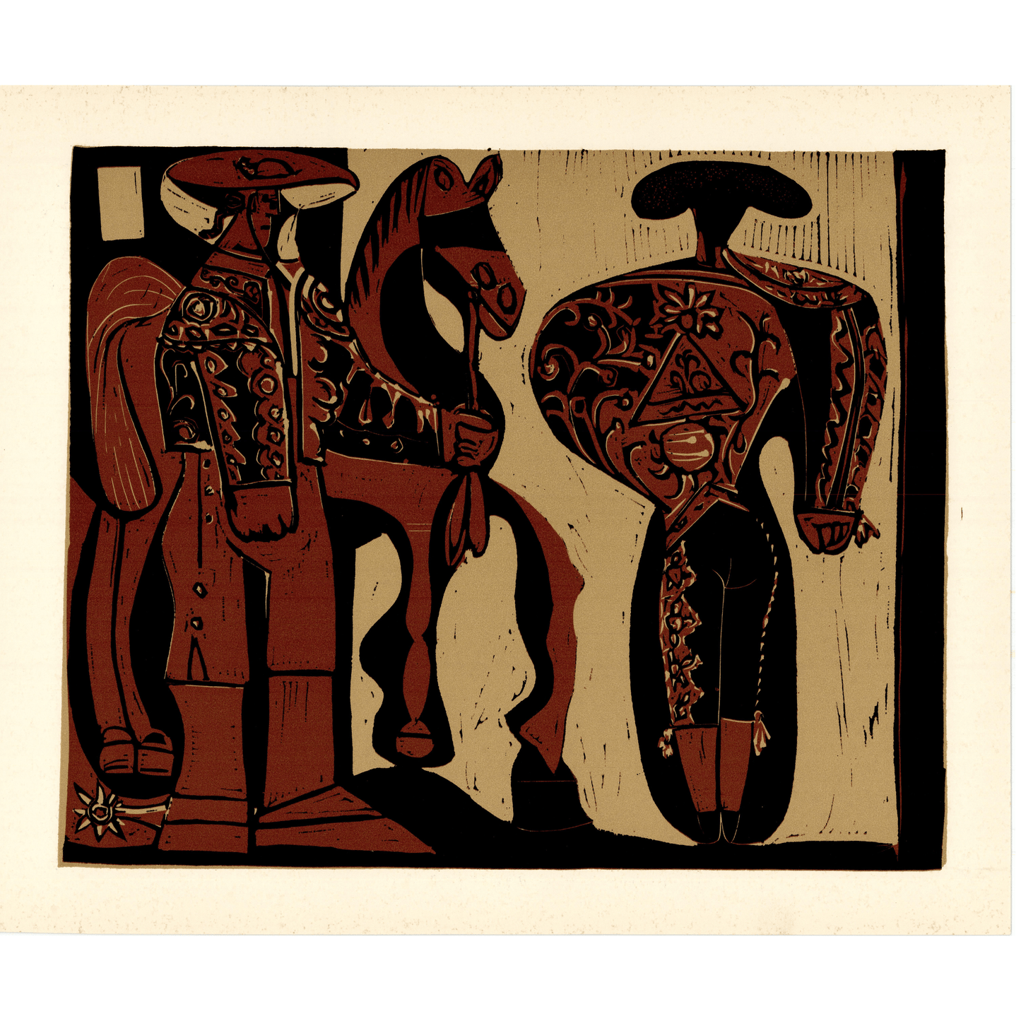 Pablo Picasso; Picador Y Matador Art G S Pawn