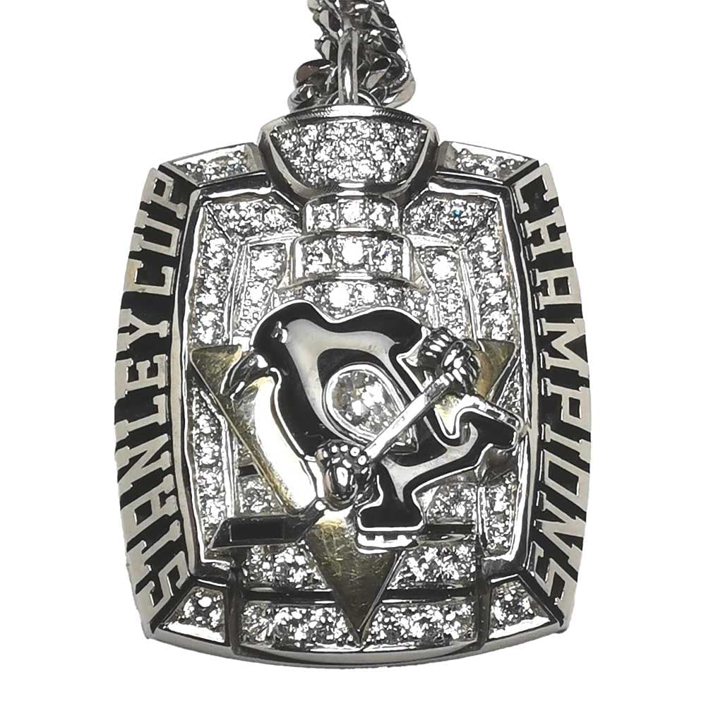 2009 Pittsburgh Penguins Stanley Cup Pendant Gold & Silver Pawn Shop
