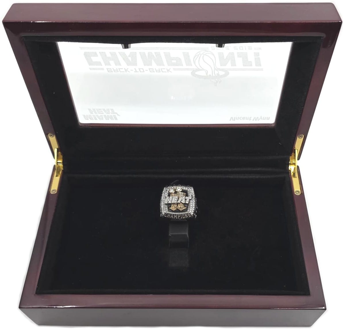 2013 Miami Heat NBA Championship Ring - Staff Gold & Silver Pawn Shop