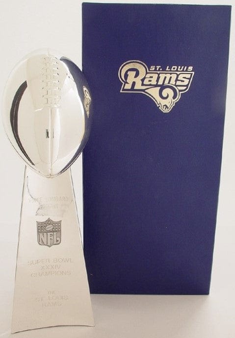 1999 St. Louis Rams Super Bowl XXXIV Trophy Gold & Silver Pawn Shop