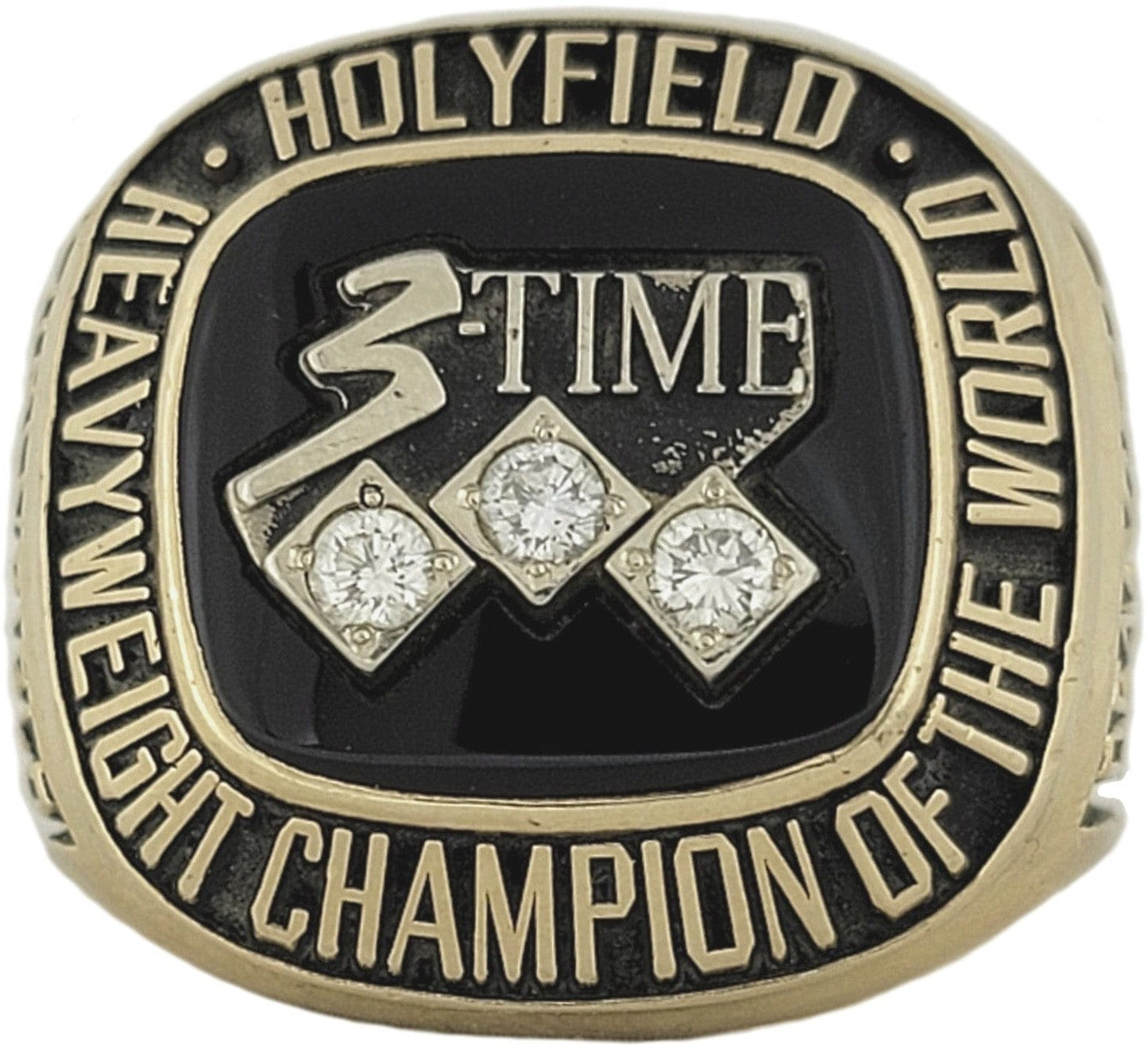 Evander Holyfield 3 Time Heavyweight Champion Ring Gold & Silver Pawn Shop