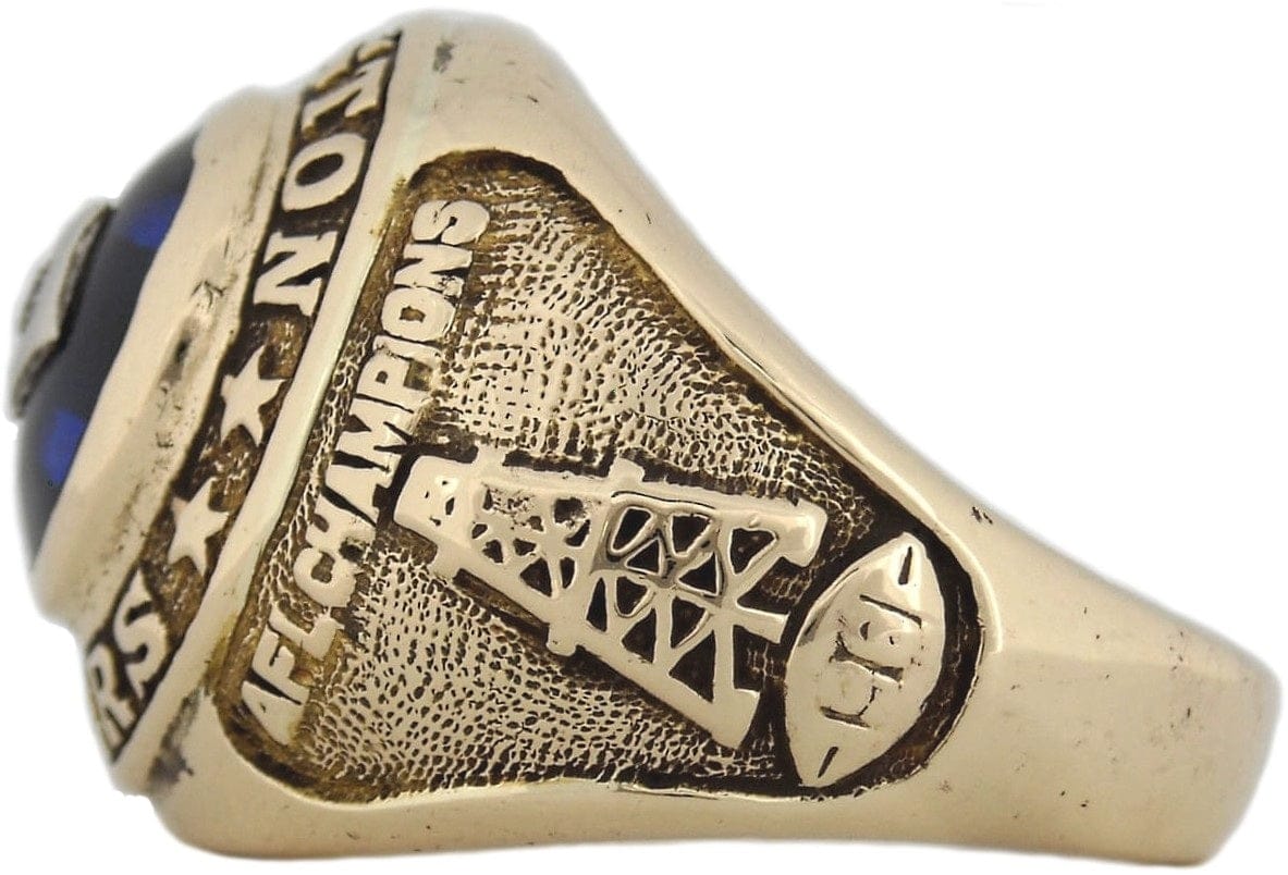 1961 Houston Oilers AFL Championship Ring Gold & Silver Pawn Shop