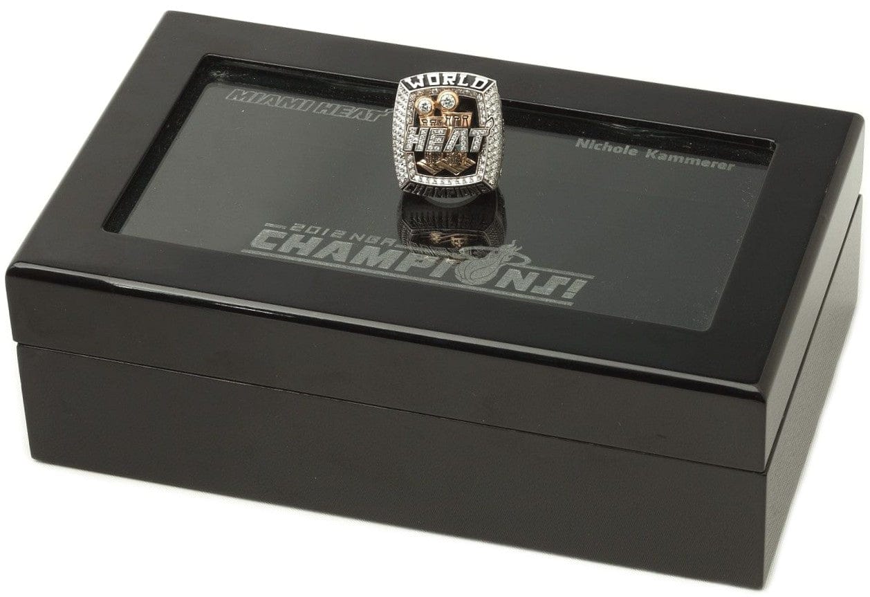 2013 Miami Heat NBA Championship Ring Gold & Silver Pawn Shop