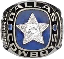 1970 Dallas Cowboys NFC Championship Ring G S Pawn