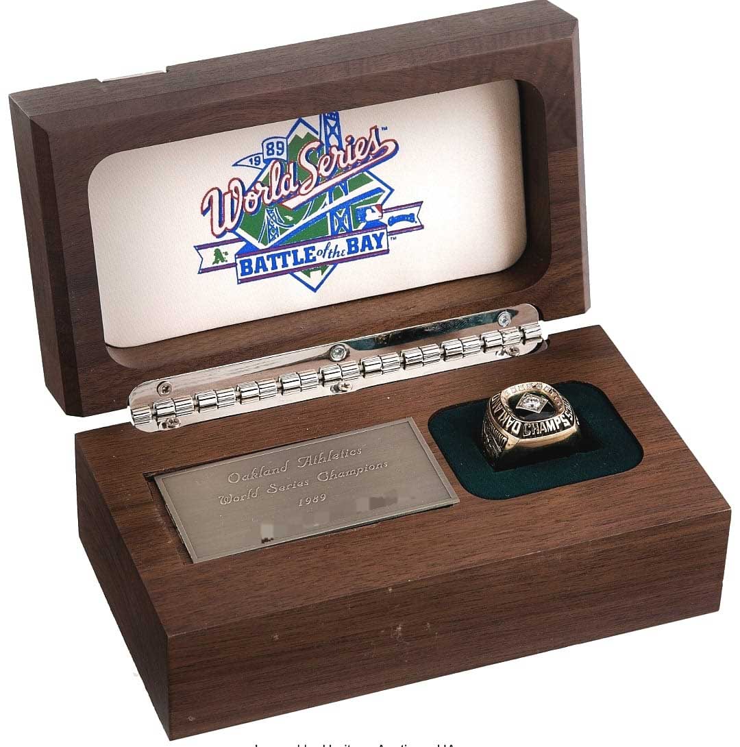 1989 Oakland A's World Series Ring Gold & Silver Pawn Shop