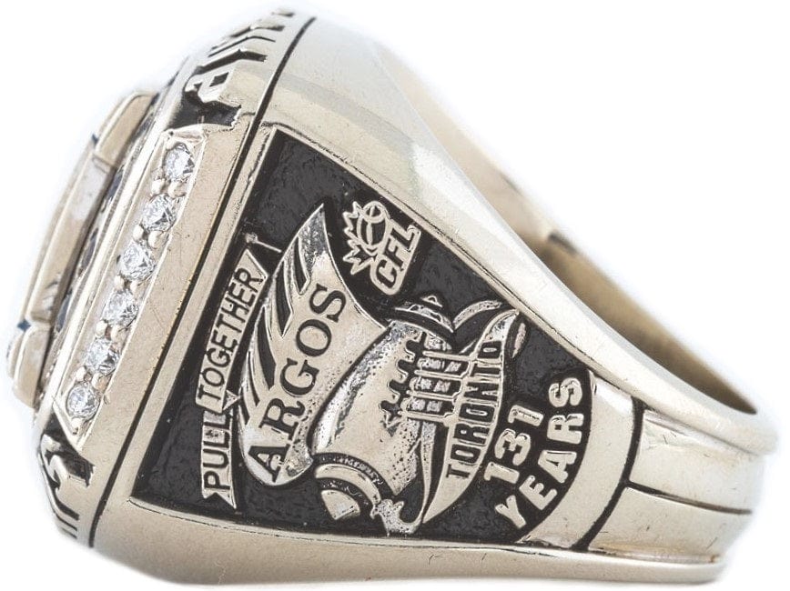 2004 Toronto Argonauts Grey Cup Ring Gold & Silver Pawn Shop