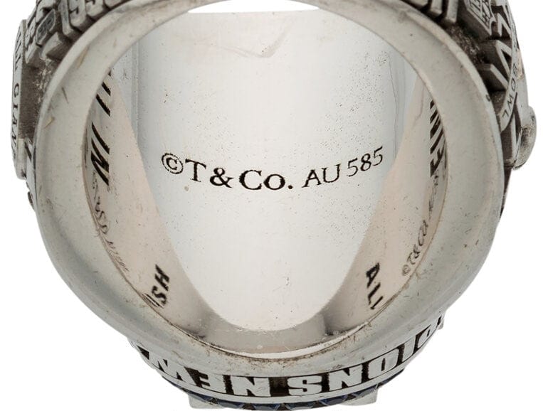 2011 New York Giants Super Bowl XLVI Ring Gold & Silver Pawn Shop