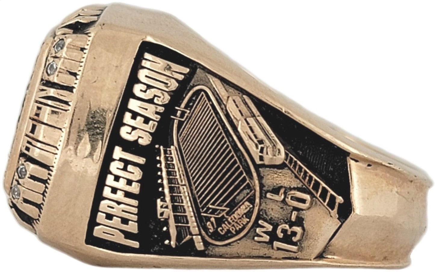 2006 Vancouver Island Raiders CJFL Championship Ring Gold & Silver Pawn Shop