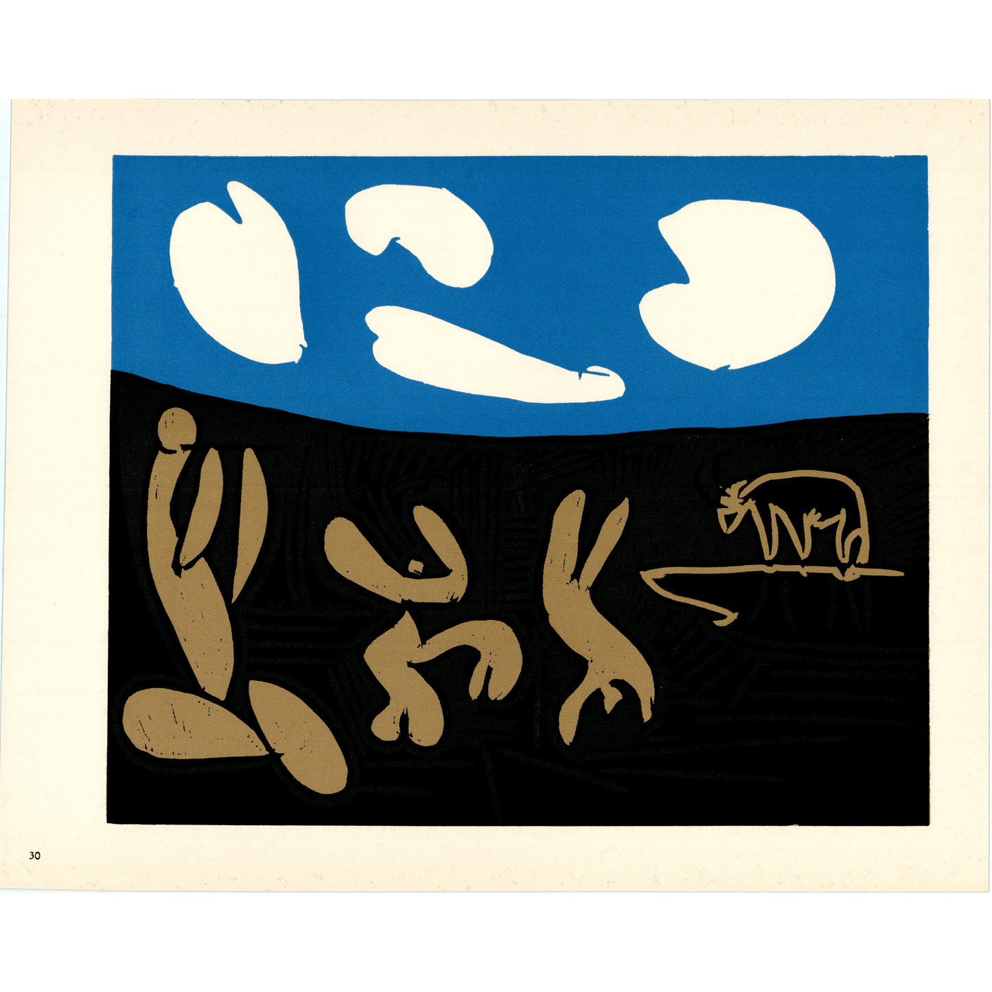 Pablo Picasso;Bacanal Con Cuarto Nubes Art G S Pawn