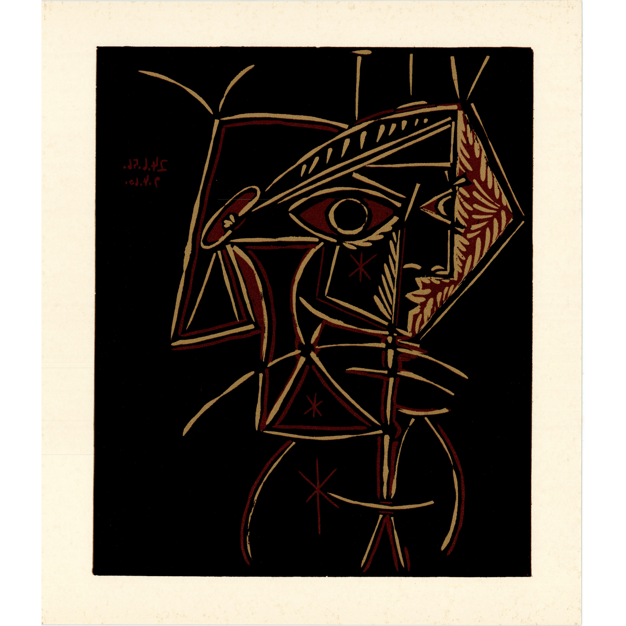Pablo Picasso; Busto De Mujer Gold & Silver Pawn Shop