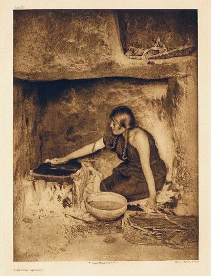 Edward Curtis; Piki Maker Art G S Pawn