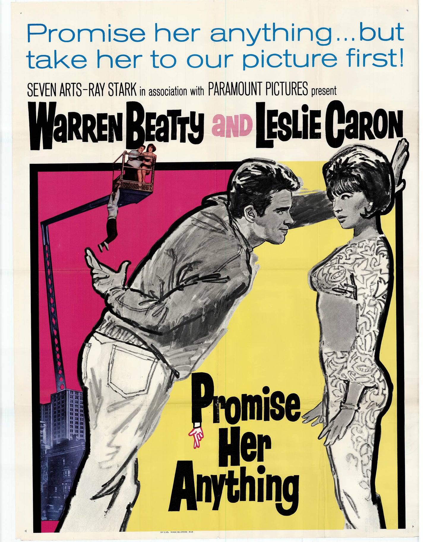 Promise Her Anything: Original Three Sheet Movie Poster, 1966 Art G S Pawn