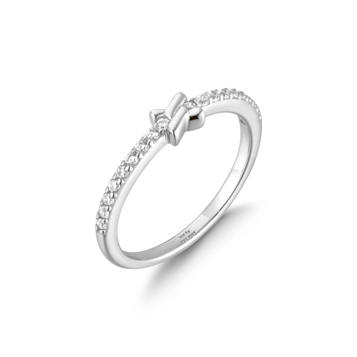 Ania Haie "Cross" Cubic Zirconia Ring Gold & Silver Pawn Shop