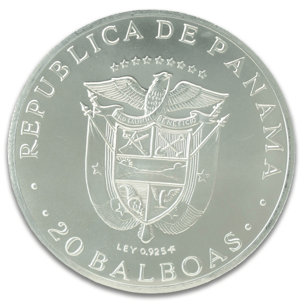 Republic of Panama 20 Balboas Uncirculated 3.85 Oz Silver Coins Gold & Silver Pawn Shop