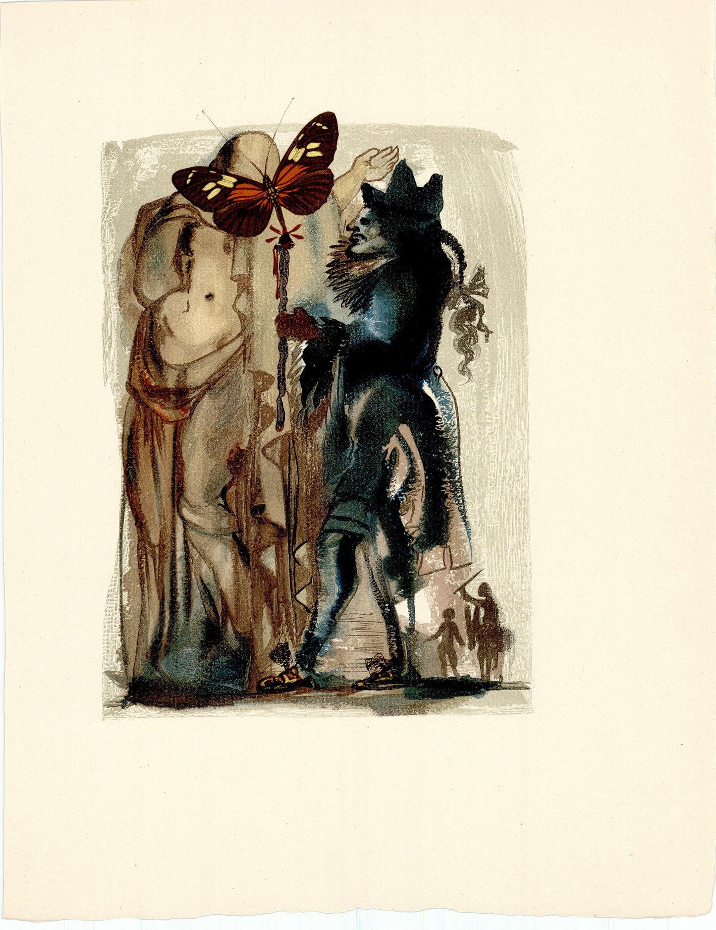 Salvador Dali; "Well, and you?" From Le Tricorne, 1959 Art G S Pawn