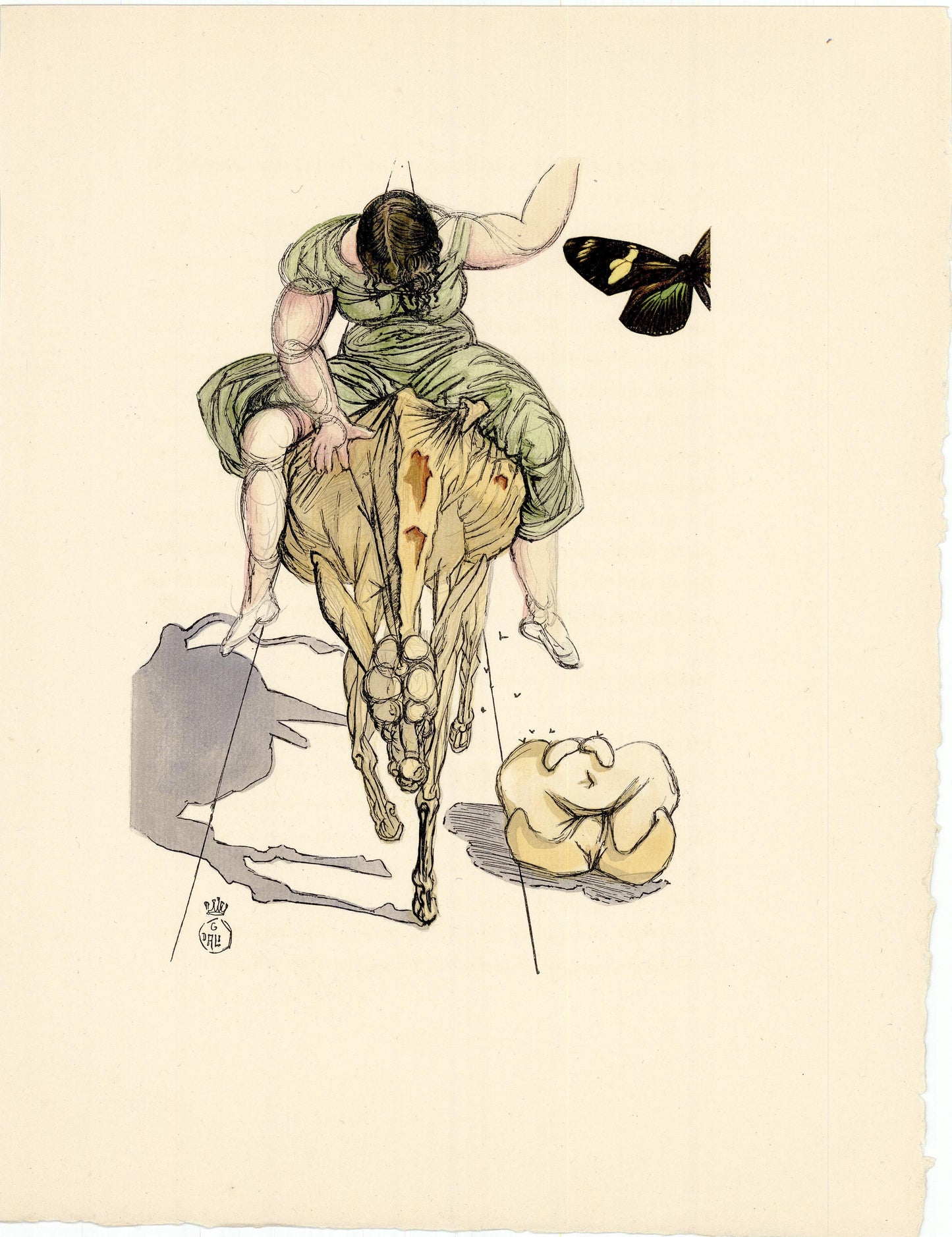 Salvador Dali; "Conclusion, morality and after" From Le Tricorne, 1959 Art G S Pawn