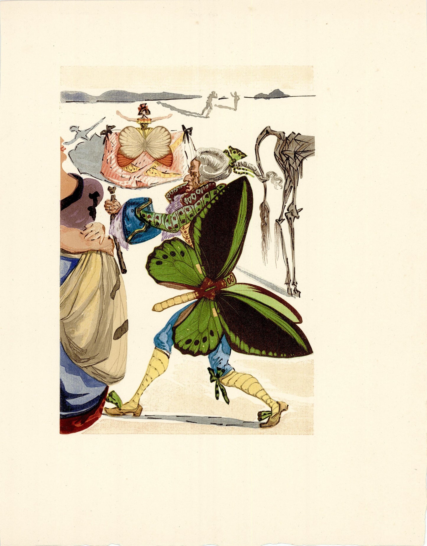 Salvador Dali; "Mayor of the village" From Le Tricorne, 1959 Art G S Pawn