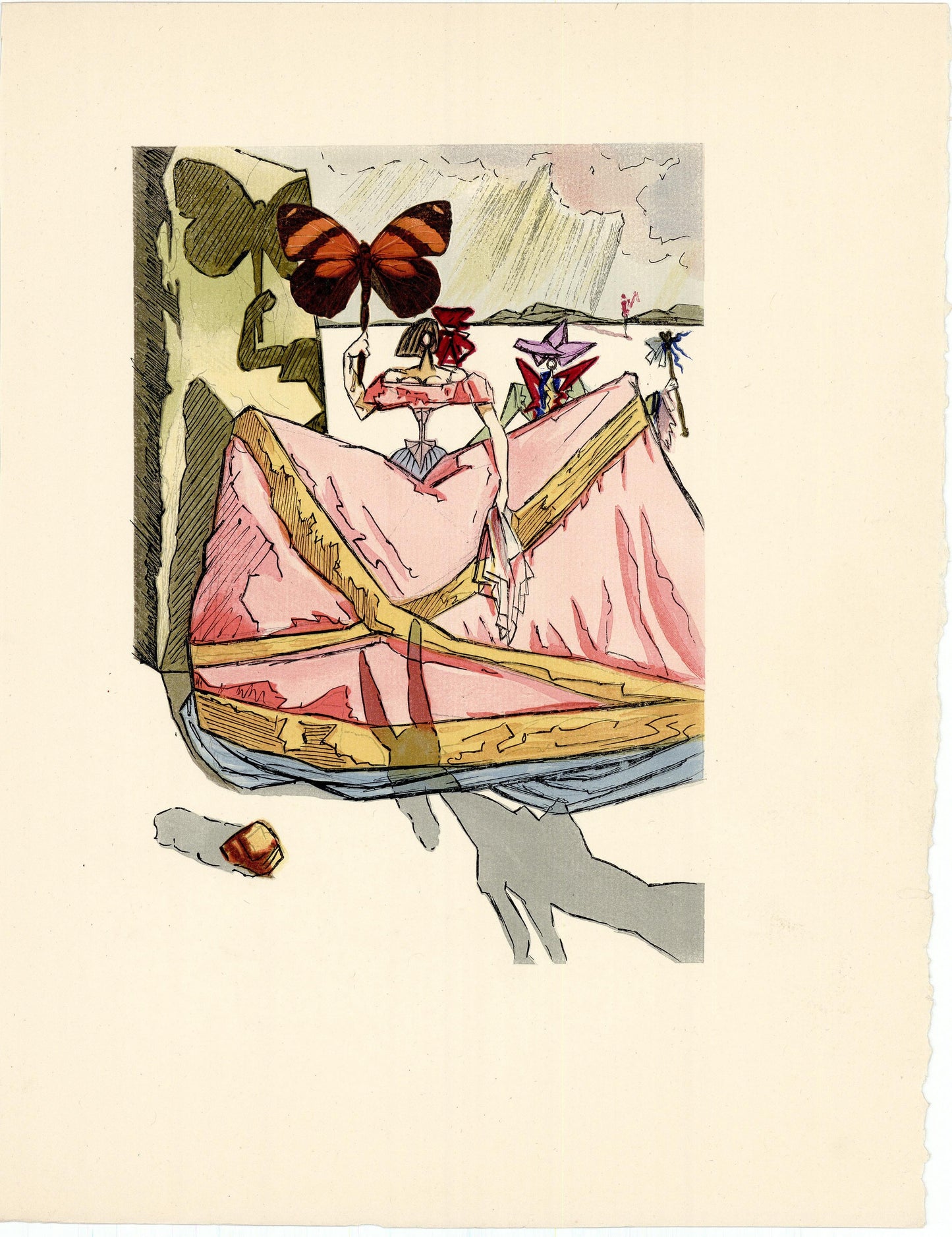 Salvador Dali; "The punishment of retaliation" From Le Tricorne, 1959 Art G S Pawn